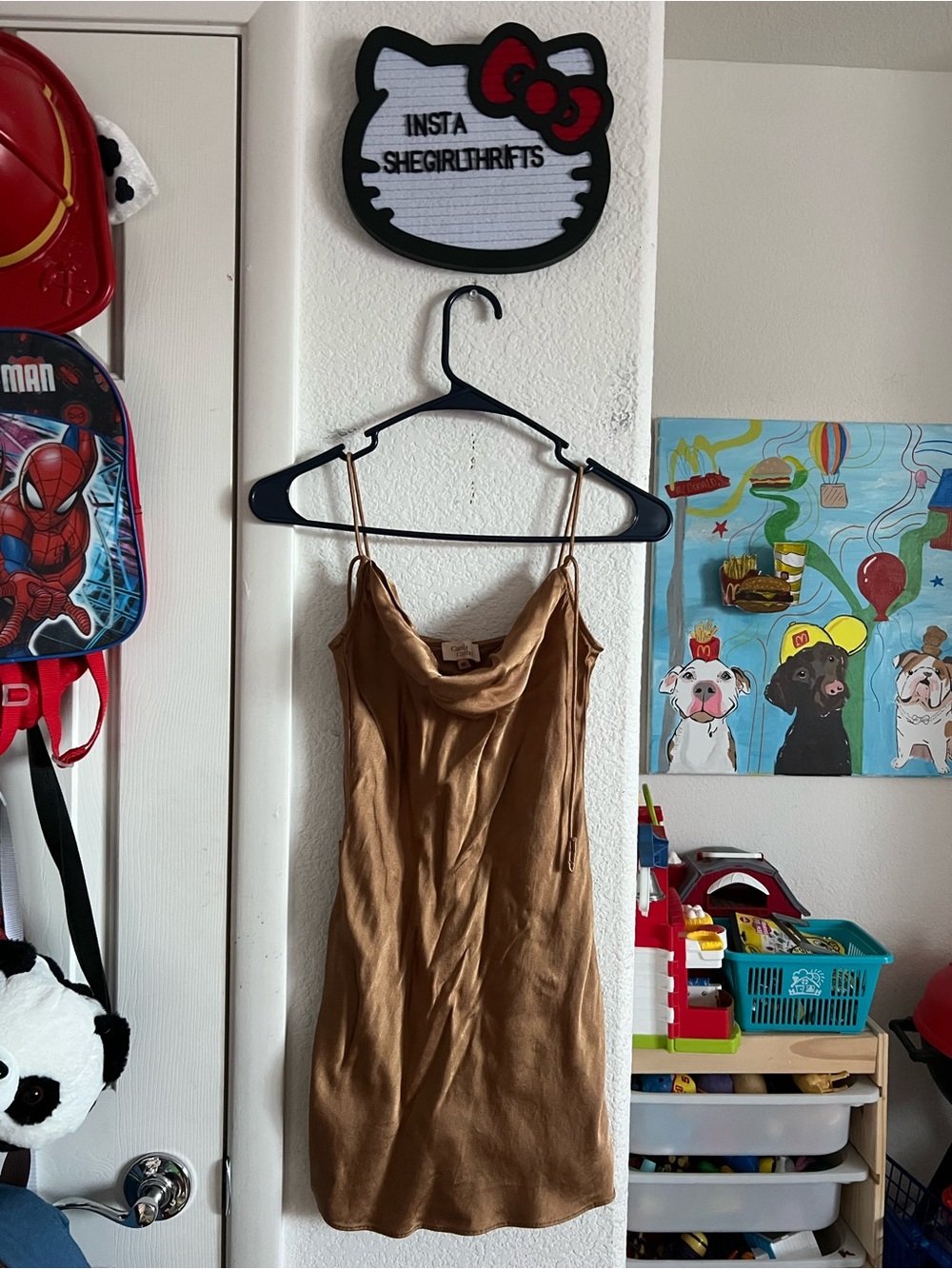 camilla coelho satin dress